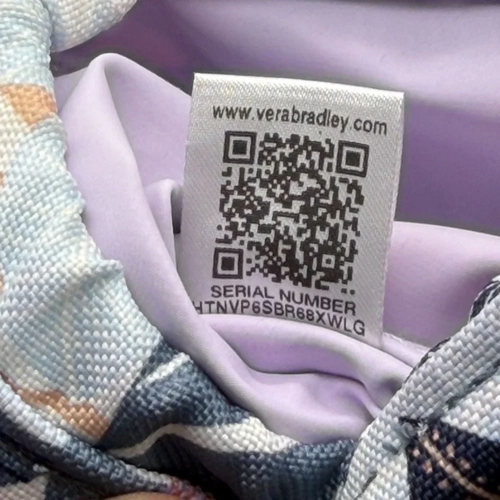 Vera Bradley‎ Crossbody Water Bottle Holder Bag Floral